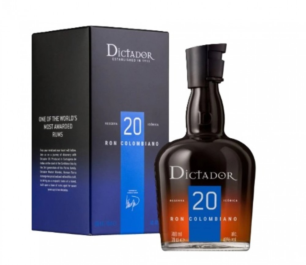 Dictador Rum 20y 40% 0,7 l (karton) 