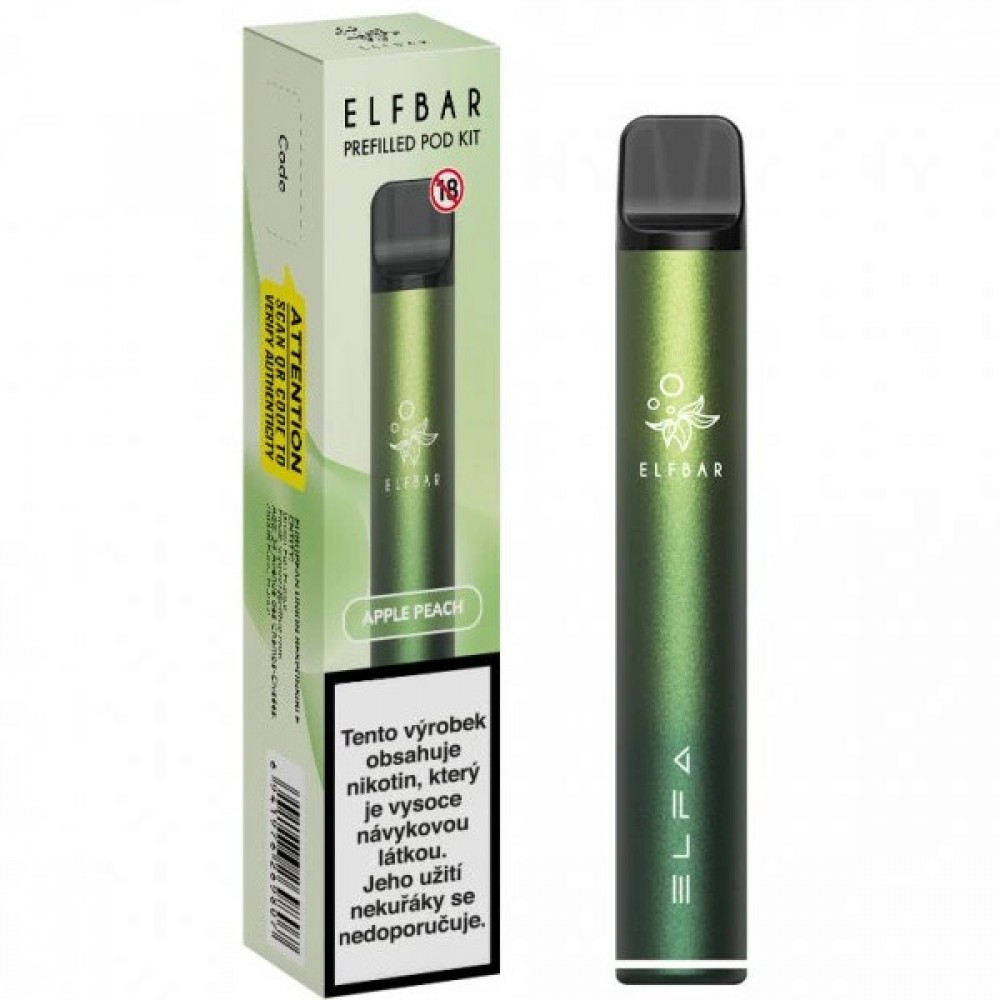 Elf Bar ELFA Pod Starter Kit Apple Peach 500mAh U