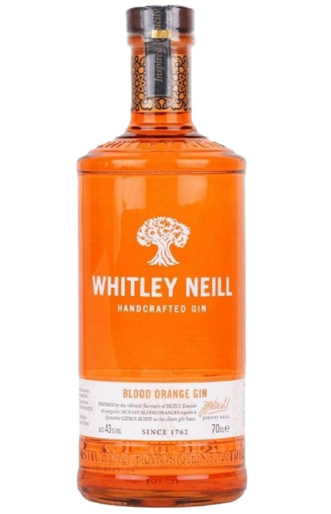 Whitley Neill Blood Orange Gin 43% 1 l (holá láhev)