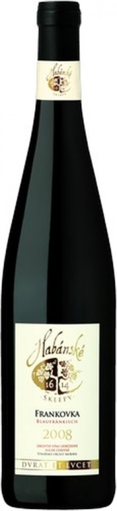 Habánské sklepy Frankovka 12,5%  0,75 l (holá láhev)