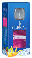 Gin Cubical Kiss + sklenička  37,5% 0,7 l (karton) 