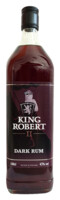 King Robert II. Dark Rum 43% 1 l (holá láhev) 