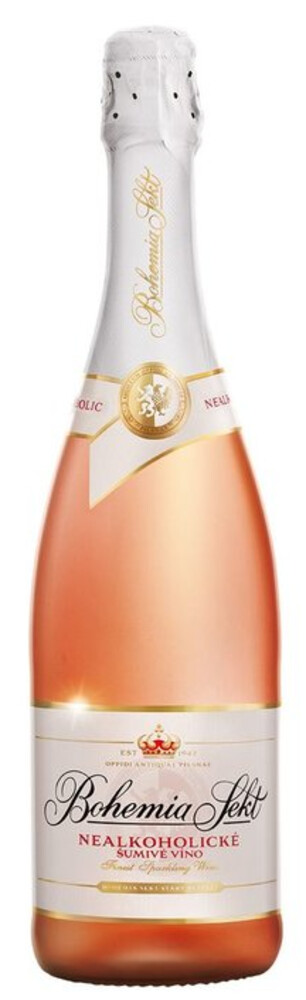 Bohemia Sekt Nealko Rosé  0,75 l (holá láhev)