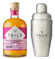 Tails Passion Fruit Martini Cocktail + Shake 14,9% 0,5 l (karton) 