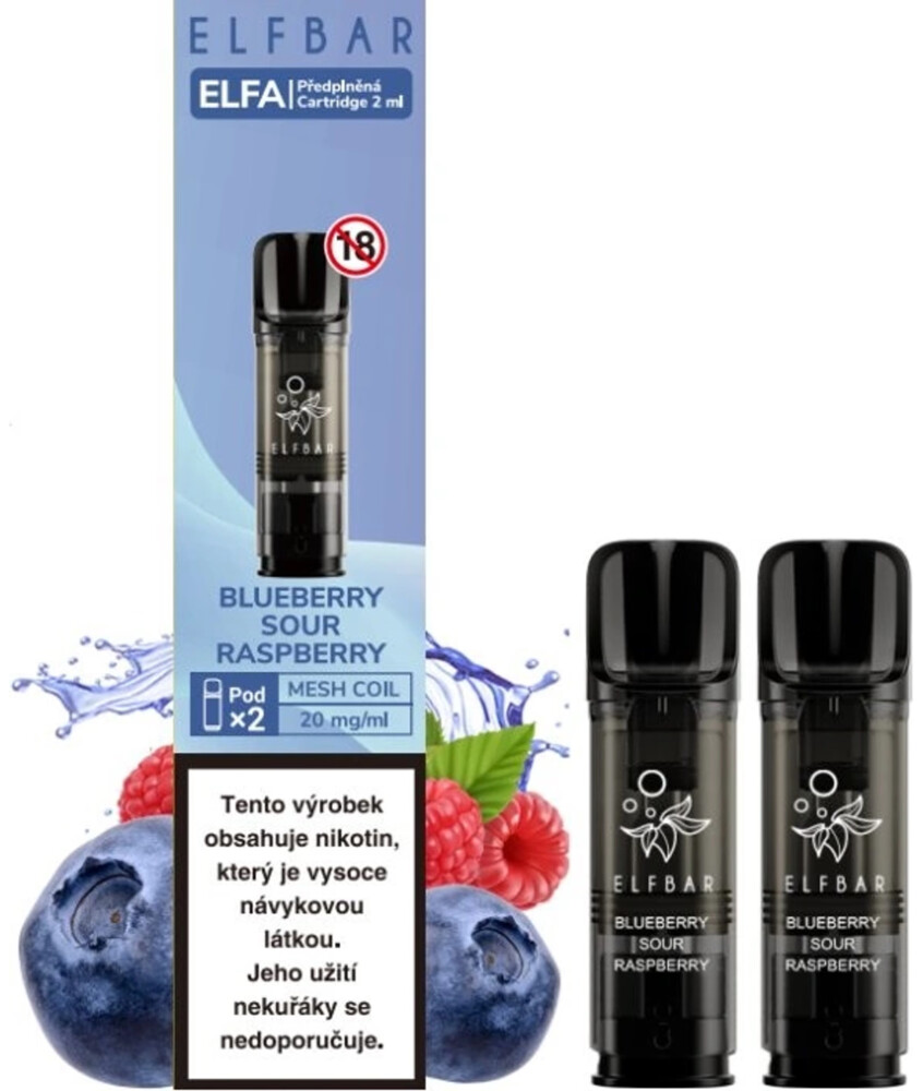 Elf Bar ELFA Pod Blueberry Sour Raspberry 20mg U
