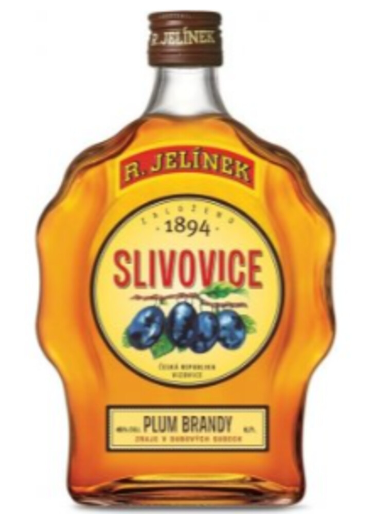 Slivovice Zlatá R.Jelínek 45%  0,7 l (holá láhev)