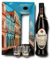 Legendario Elixir de Cuba 34% 0,7 l (dárkové balení 2 sklenice) 