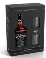 Jack Daniel's 40% 0,7 l + 2 skleničky (karton) 