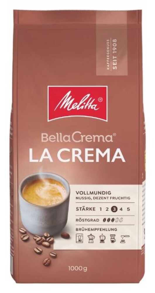 Melitta Bella Crema la Crema Kaffeebohnen 1 kg