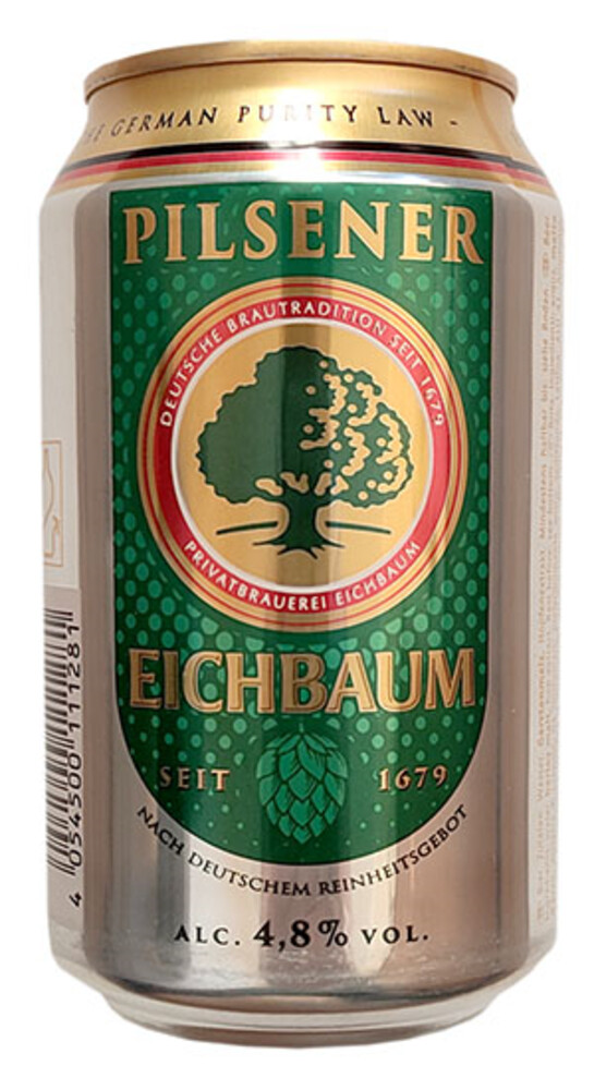 Eichbaum Pilsener 4,8% 0,33 l plech