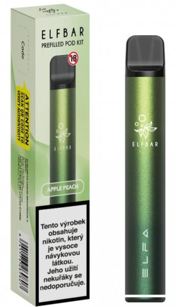 Elf Bar ELFA Pod Starter Kit Apple Peach 500mAh U