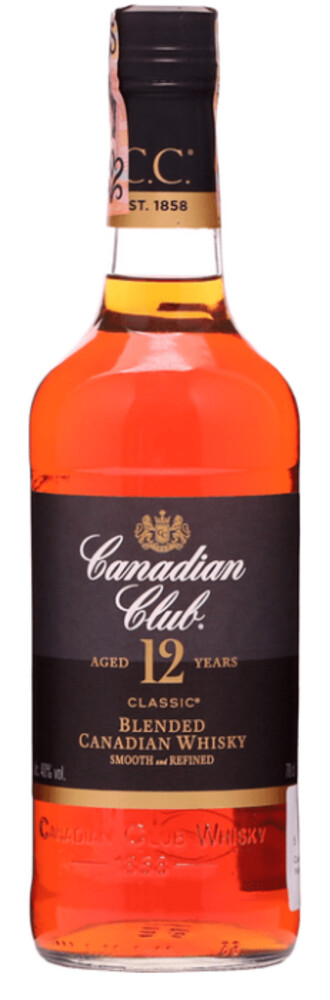 Canadian Club 12Y 40% 0,7 l (holá láhev)