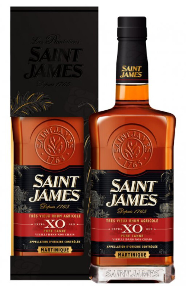 Saint James XO Rum 43%  0,7 l (karton)