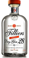 Filliers Dry Gin Tangerine 28 43,7 % 0,5 l (holá láhev) 