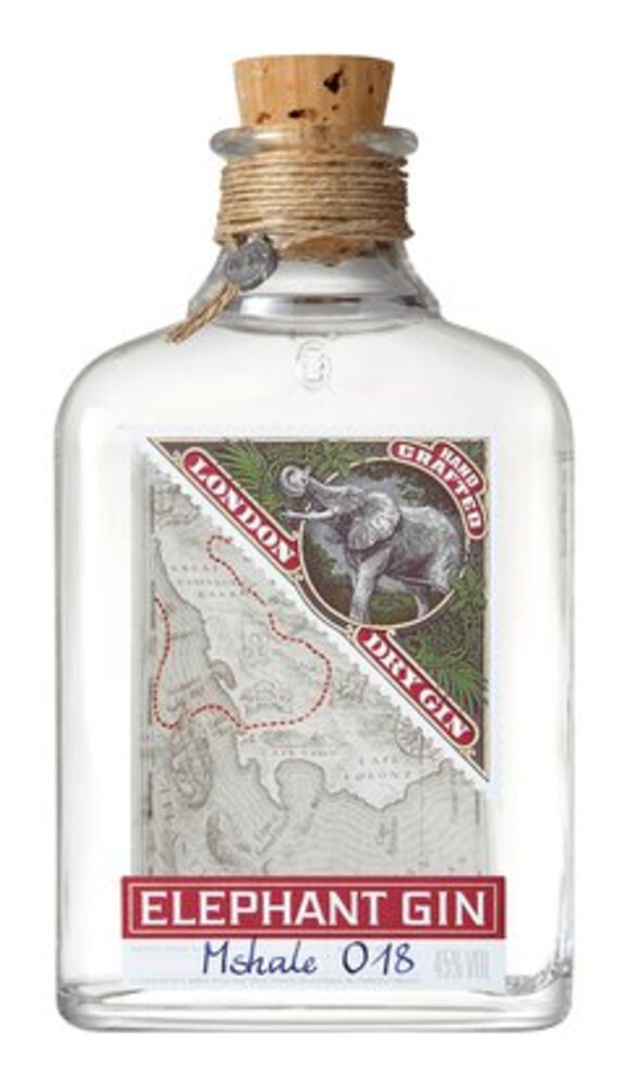 Elephant Londod  Dry Gin 45%  0,5 l (holá láhev)