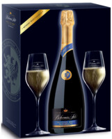 Bohemia Sekt Prestige Brut 12,5% 0,75 l + 2 skleničky (karton) 